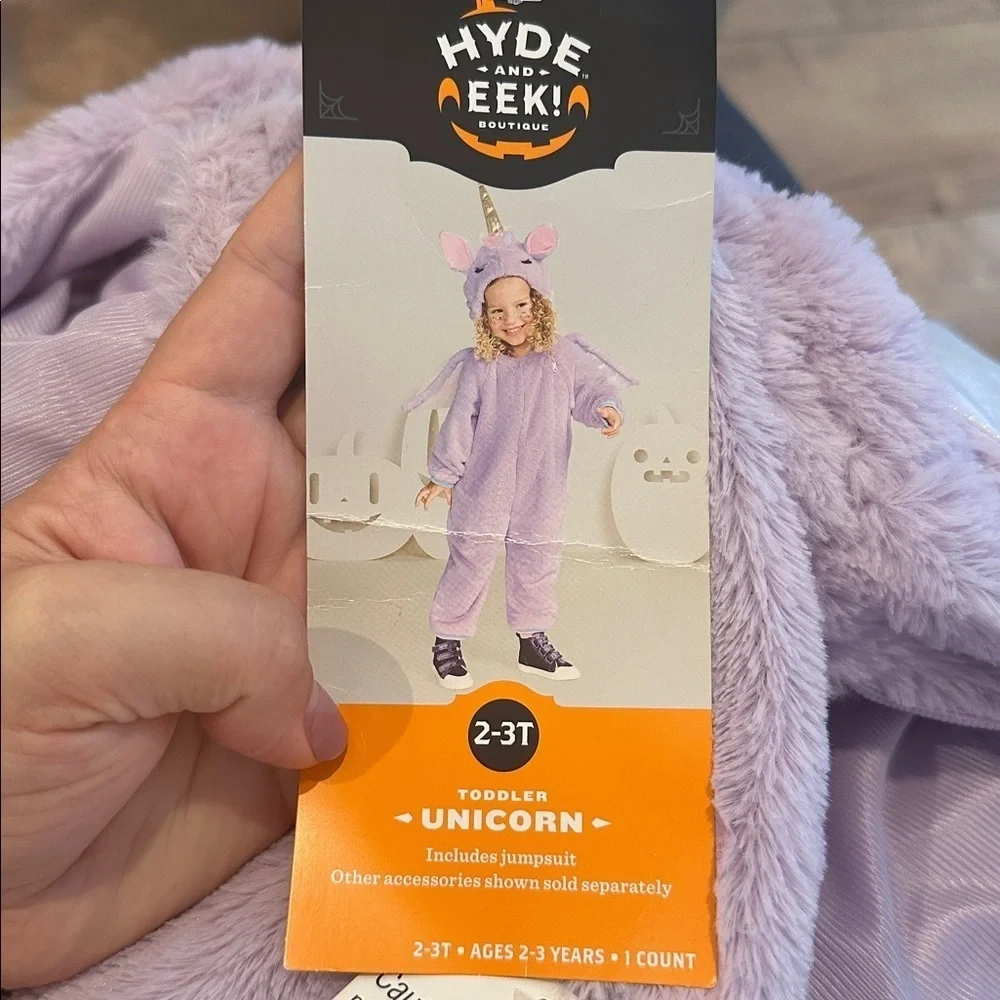 NWT Hyde & EEK Toddler Uniform Halloween Costume Jumpsuit Sz 2-3T